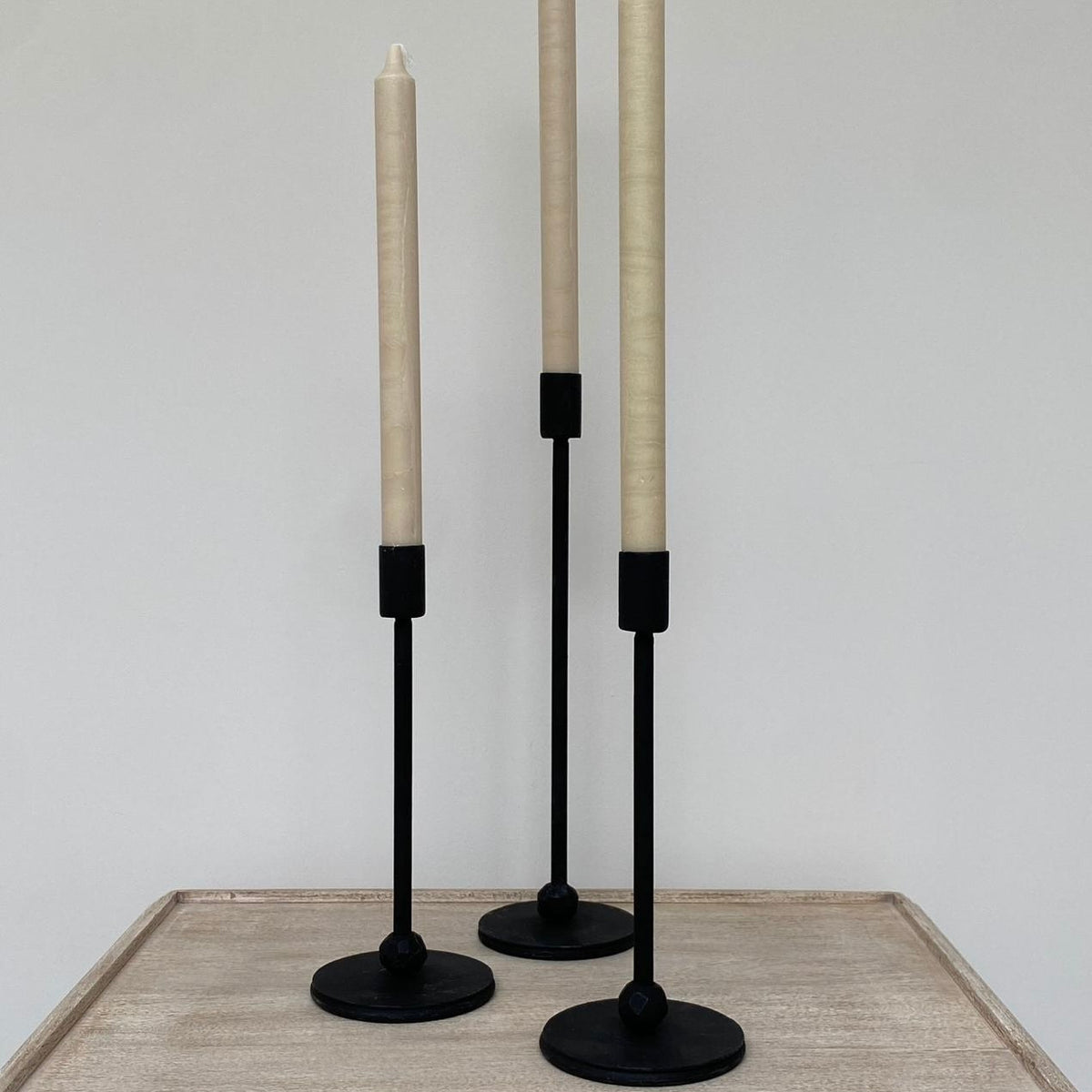 Iron candle stick holder, small