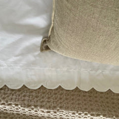 Waffle throw, clay 130cm x 200cm