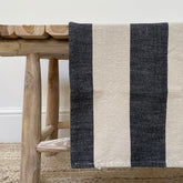 Stripe tea towel, blue