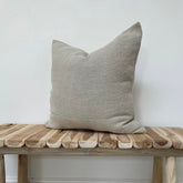 Hudson cushion, flax