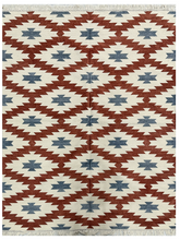 The Ohtli, blue and red