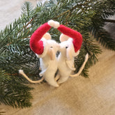 Christmas Kissing Mice Decoration