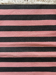 The Holkham rug, pink and navy