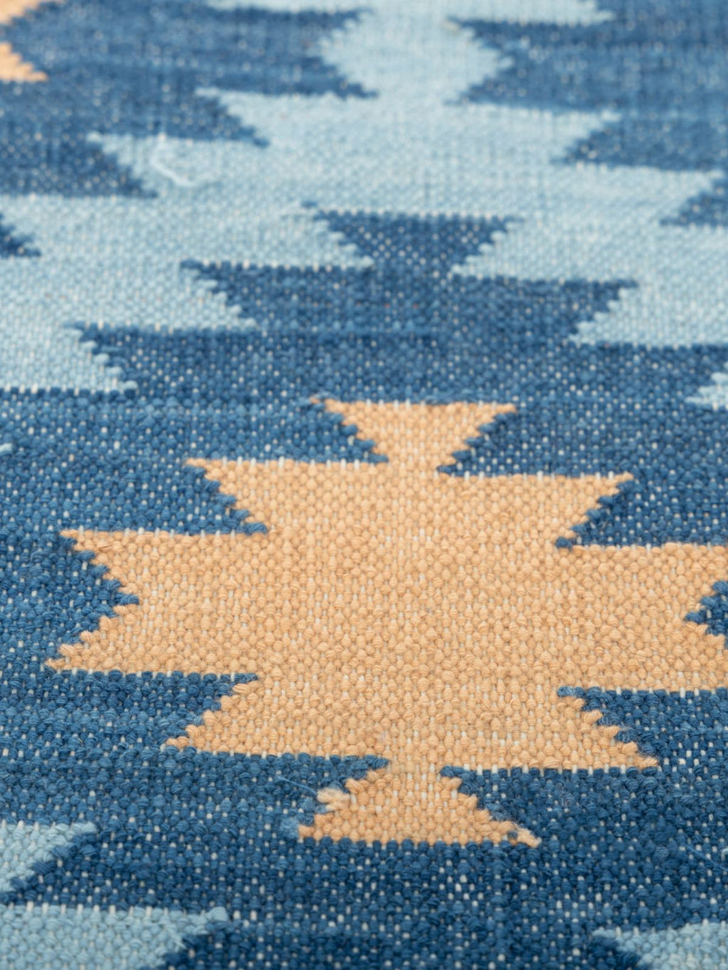 Blue Hellenic Flatweave Rug