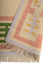 Blush Meadow Border Rug