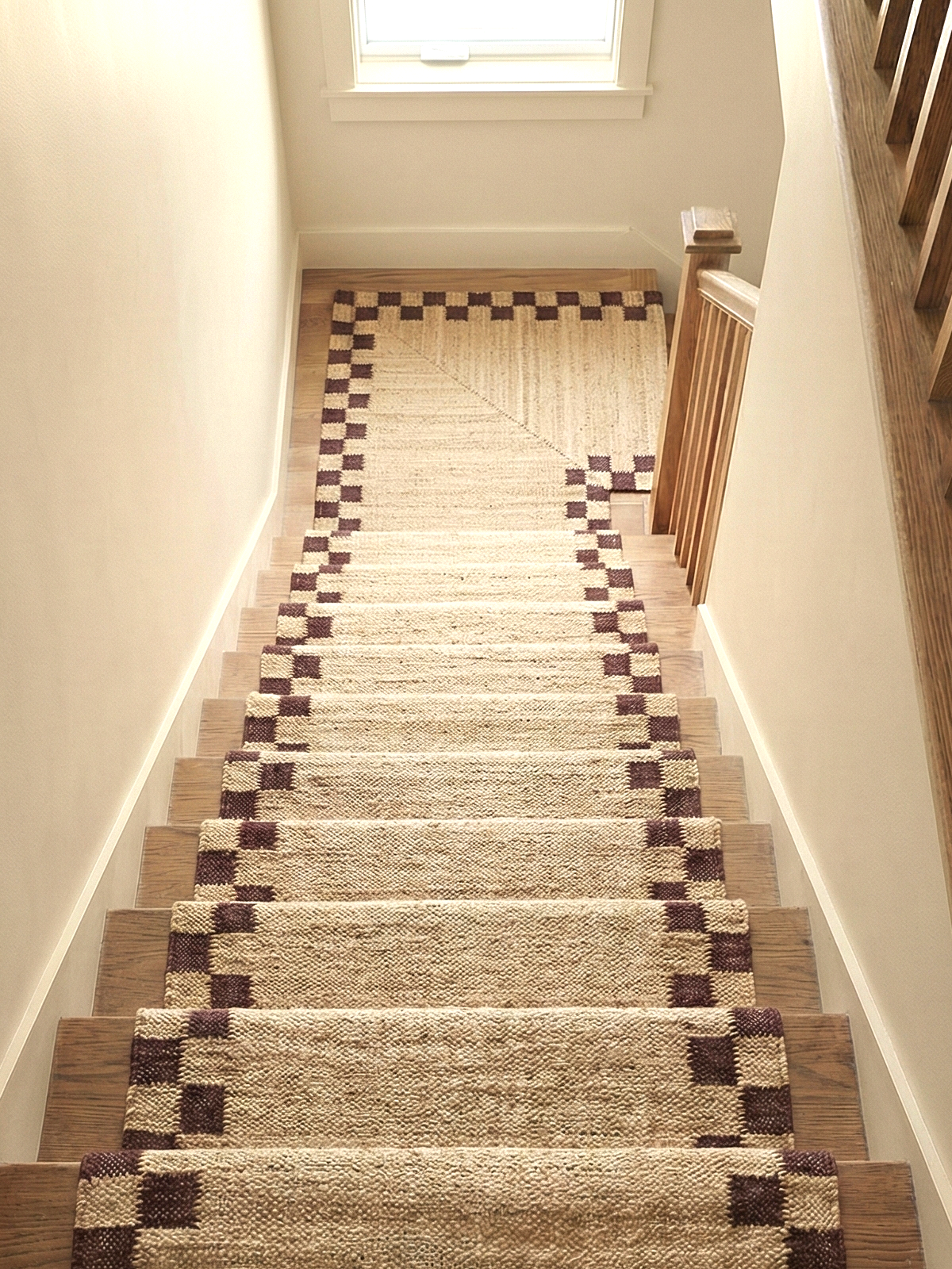 Checkerboard Border Jute Runner Secondary image