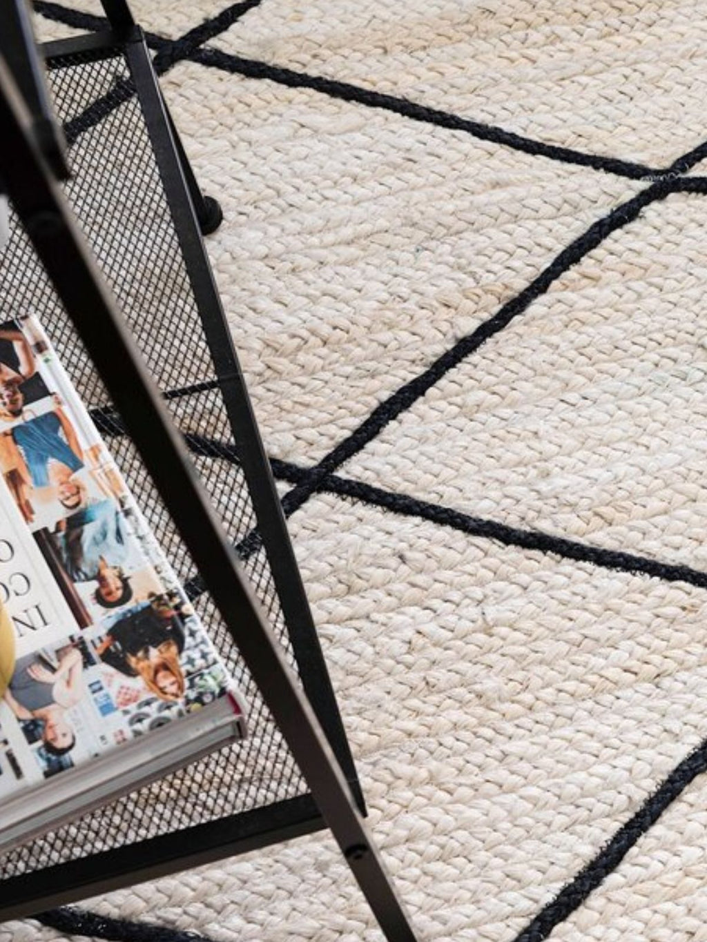 Dodoma braided area rug-Ivory