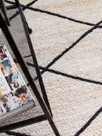 Dodoma braided area rug-Ivory