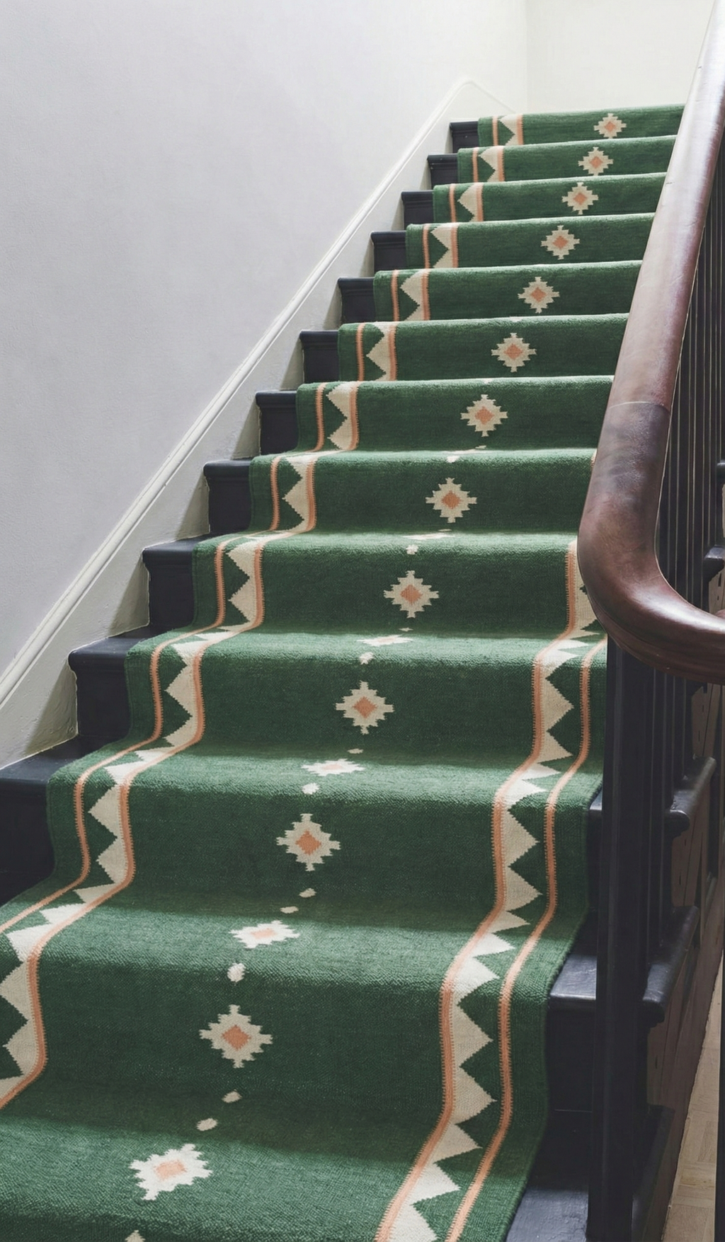 Forest Ember Dhurrie Runner