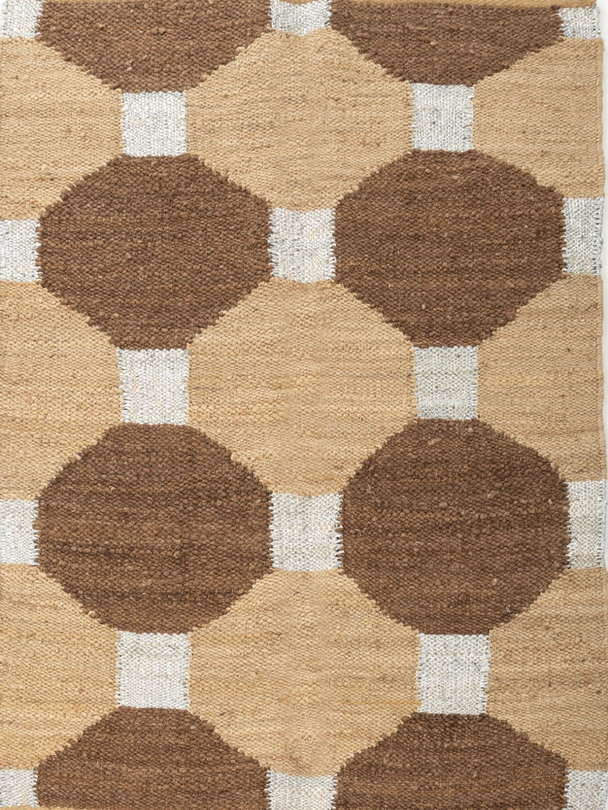 Geoweave Jute Rug-Monochrome Main image