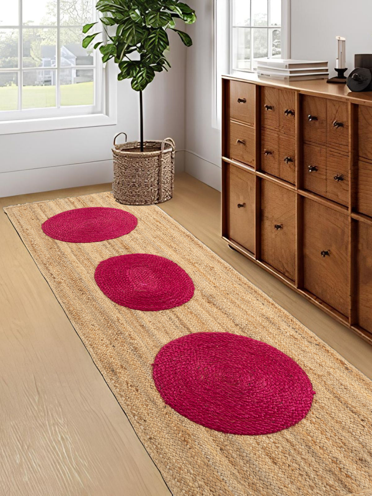 Gweru braided runner rug