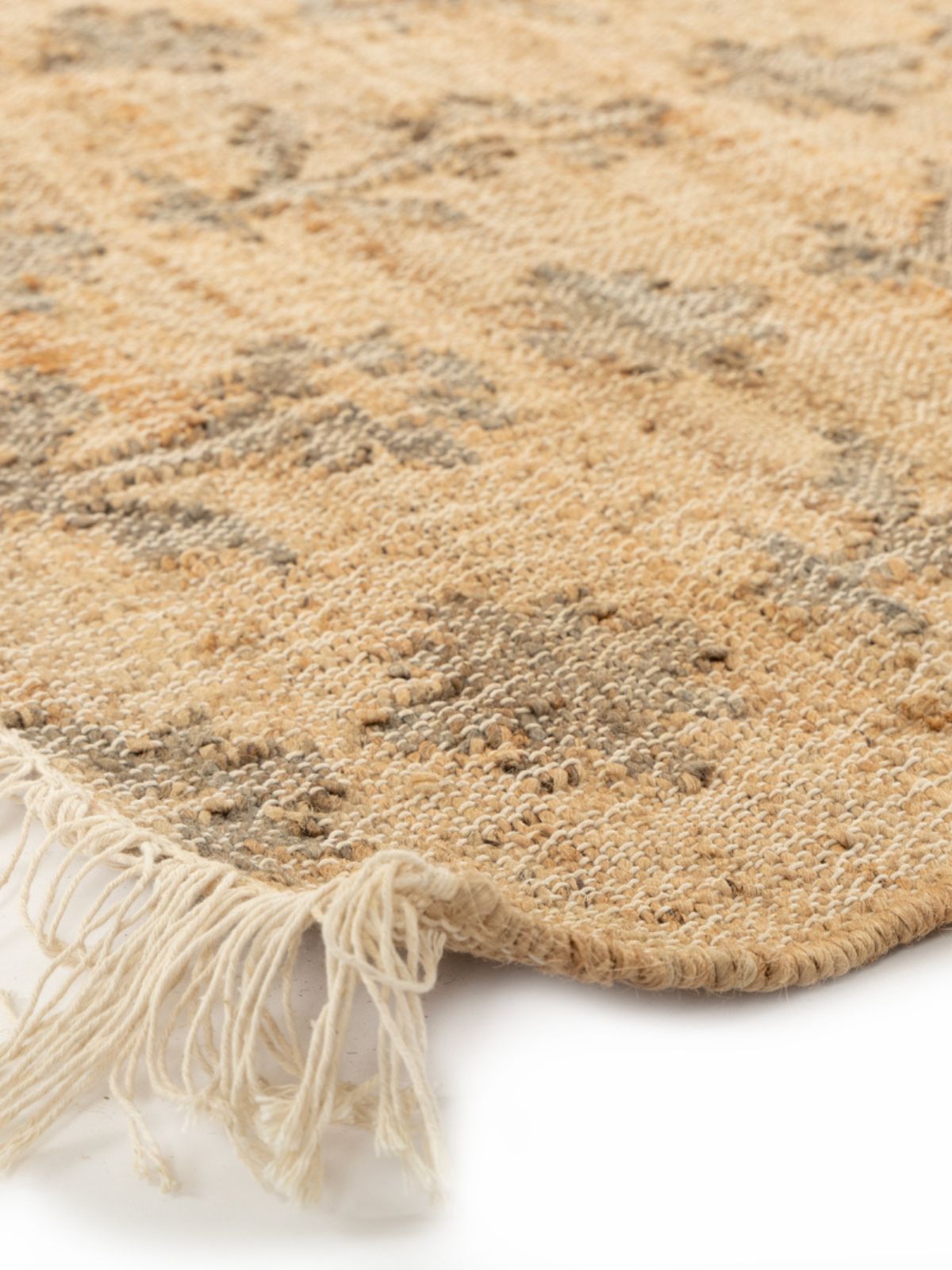 Inked florals Jute Rug Secondary image