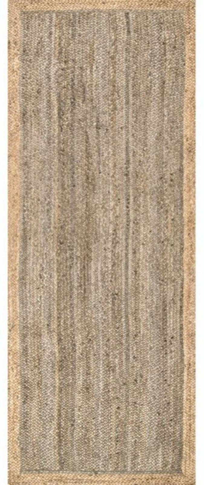 Juba Jute Bordered Runner-Brown Main image