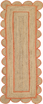Loko scalloped runner-Orange
