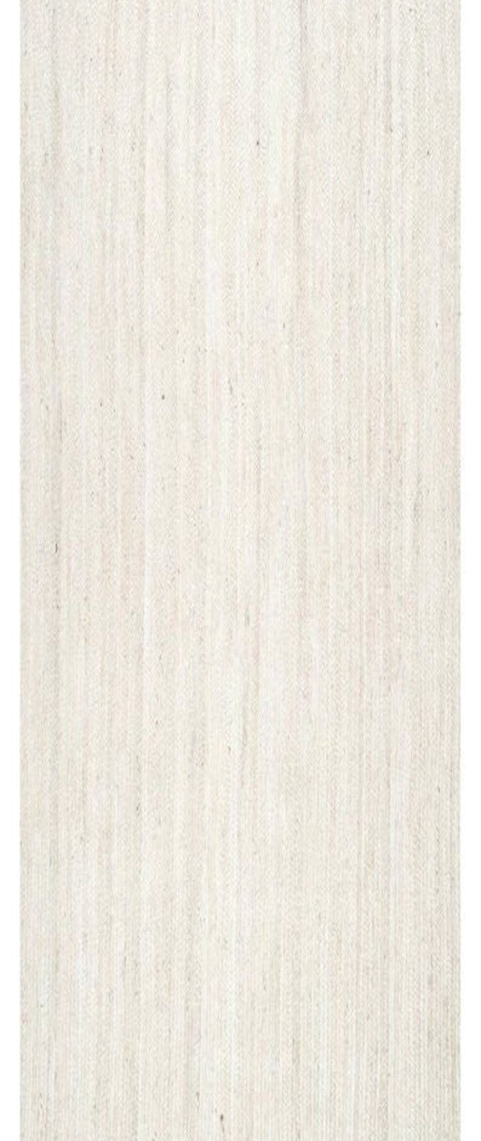 Lusaka Natural Jute Braided Runner-Ivory Main image