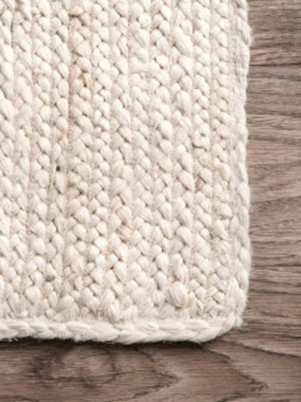 Lusaka Natural Jute Braided Runner-Ivory Secondary image