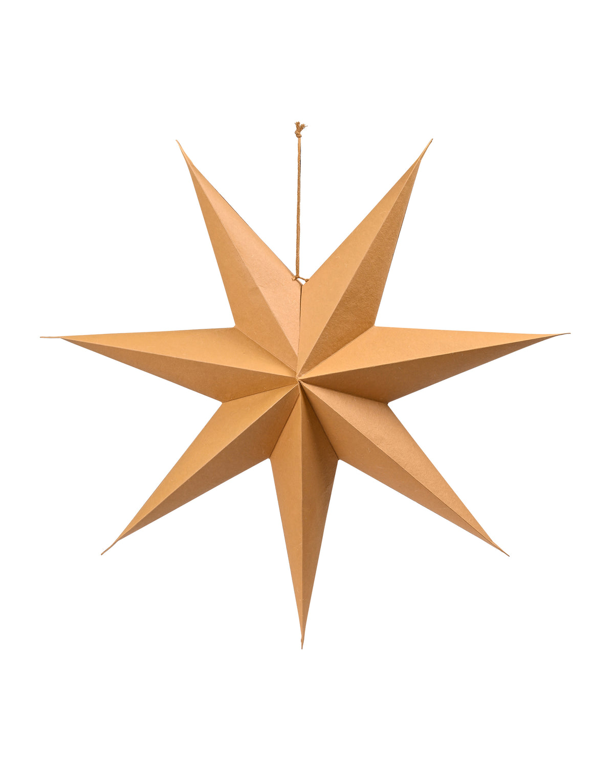 Small paper star, cinnamon