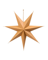 Small paper star, cinnamon