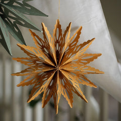 Paper snowflake, cinnamon