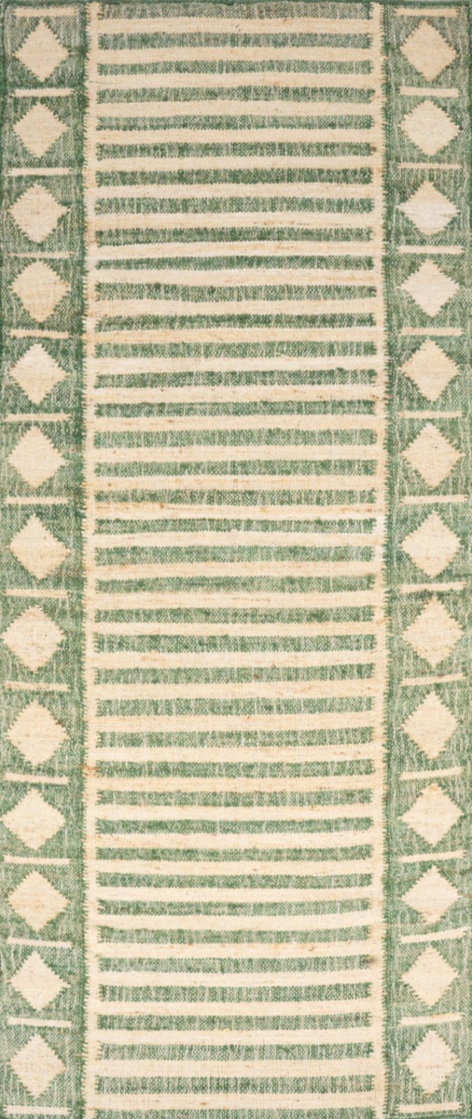 Malabar Coastal Jute Runner-Green Main image
