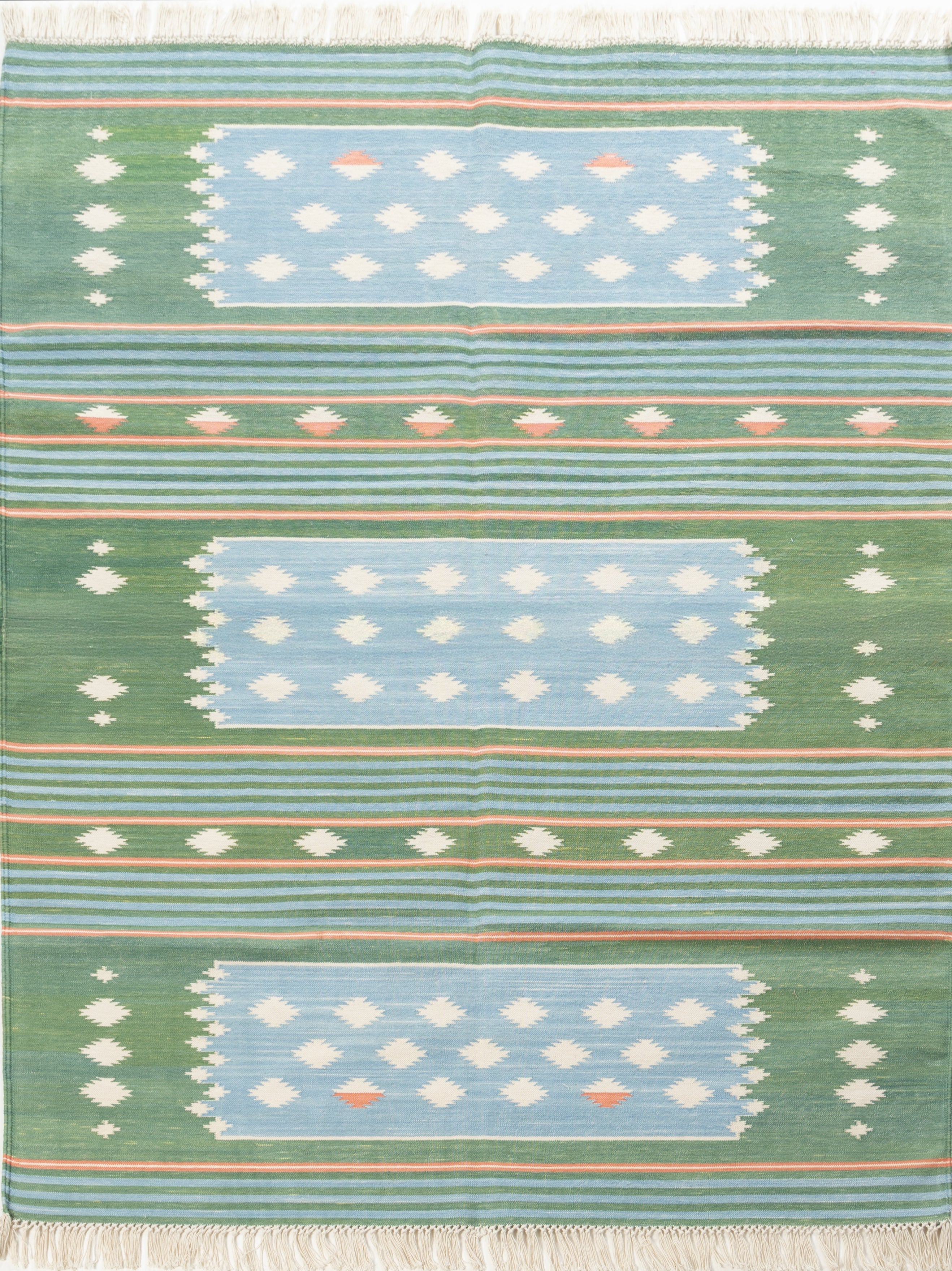 Meadow Mist Dhurrie Rug Main image