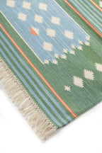 Meadow Mist Dhurrie Rug