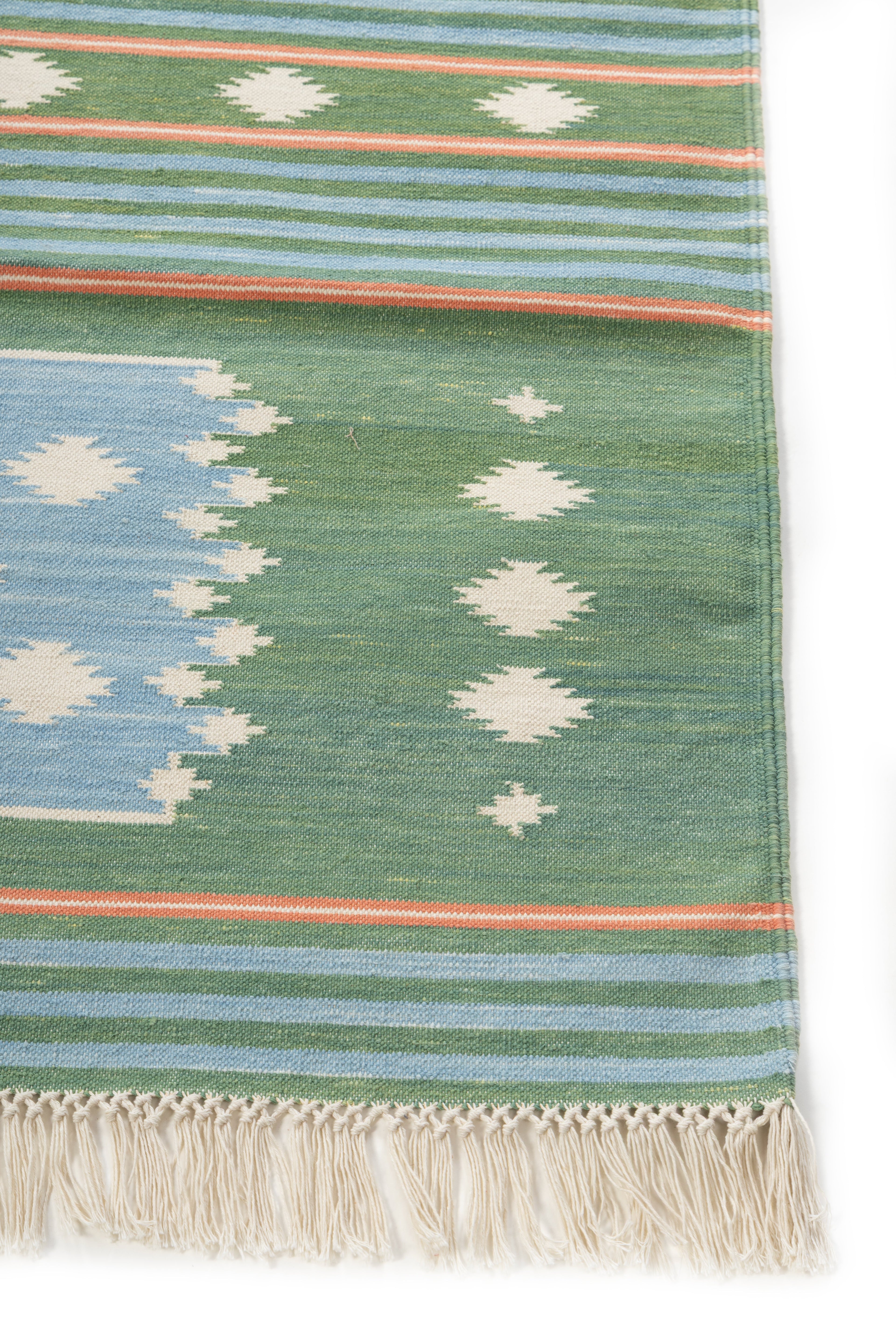 Meadow Mist Dhurrie Rug