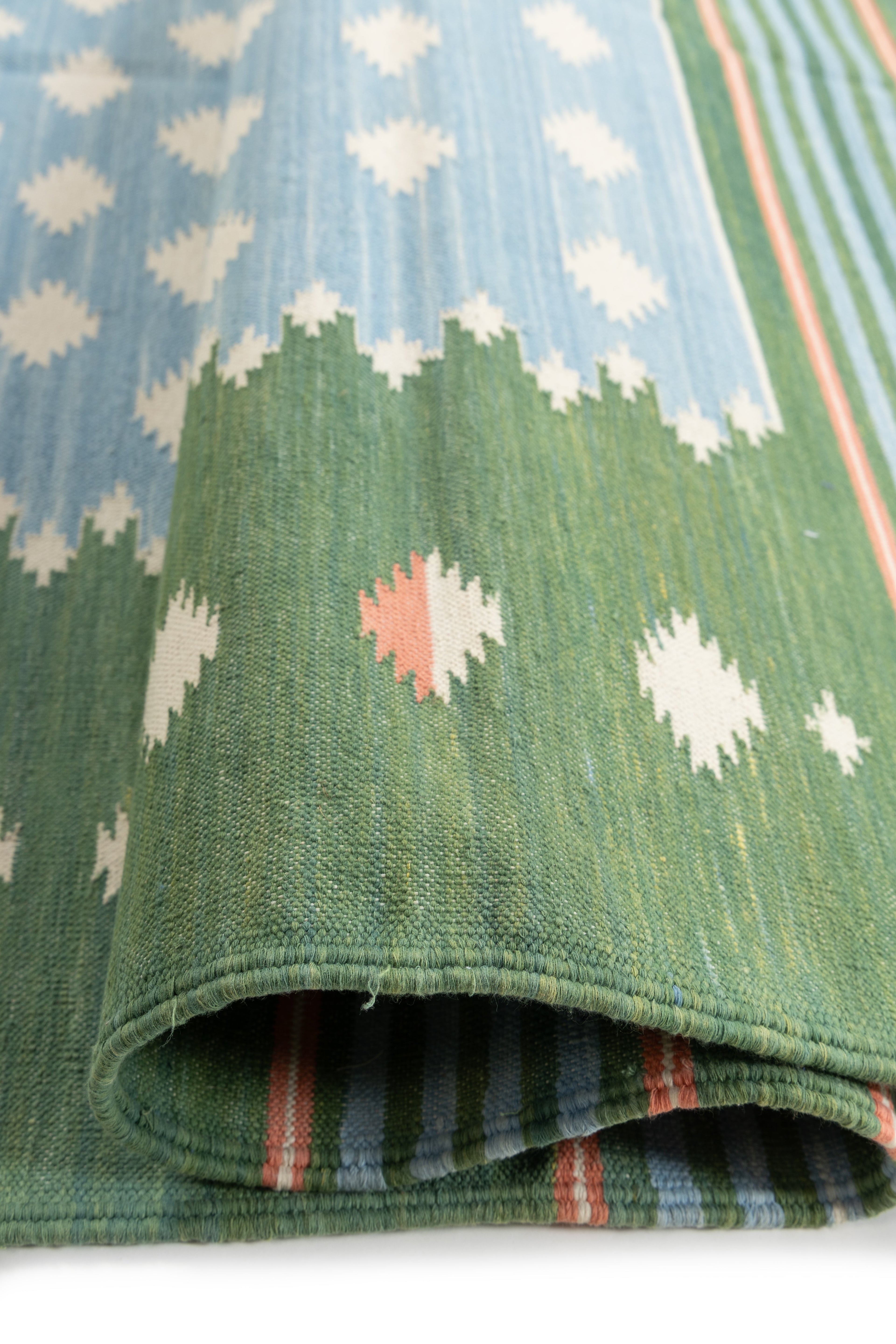 Meadow Mist Dhurrie Rug