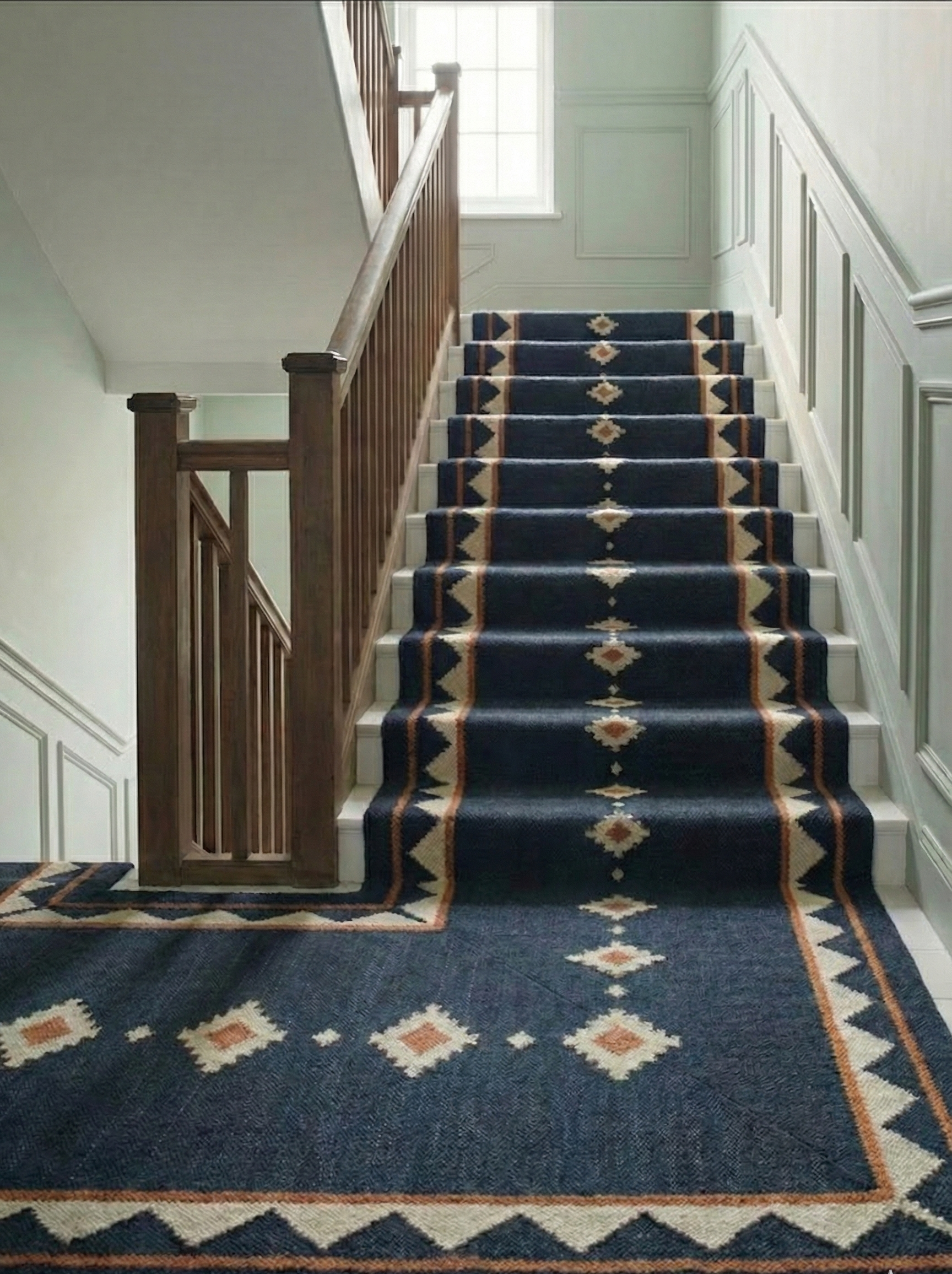 Midnight Ember Dhurrie Runner Secondary image