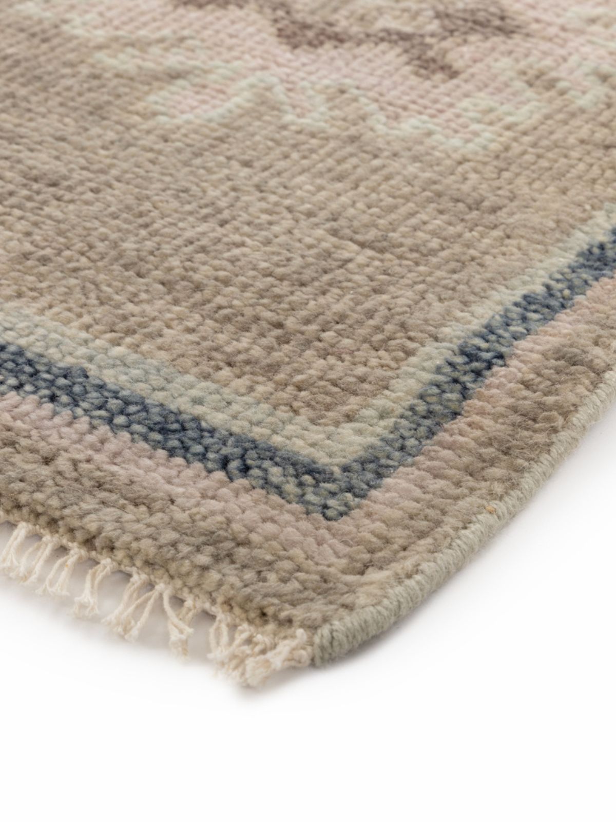 Navy Haven Turkish Hand-Knotted Rug Secondary image