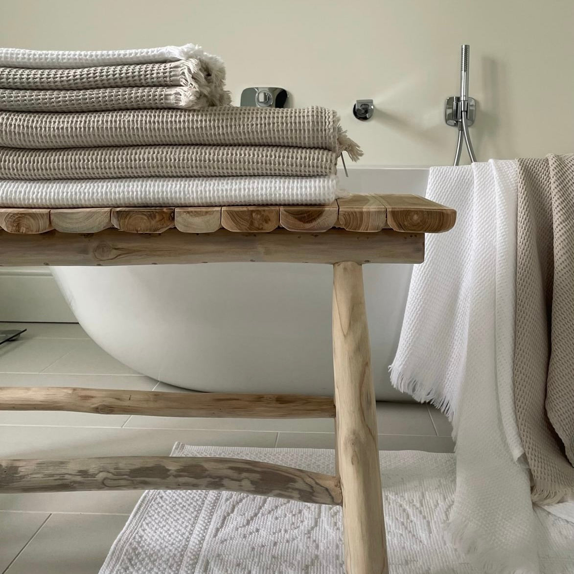 Bath sheet, white Main image