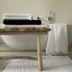 Bath towel, white