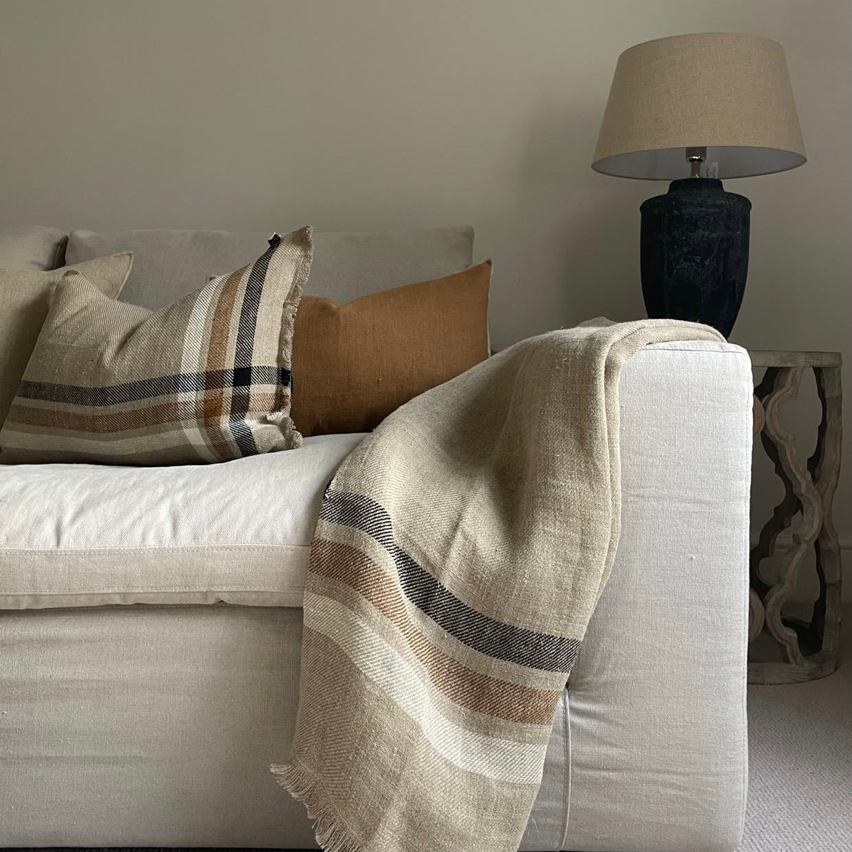 Malibu cushion, lin 40x60cm Secondary image