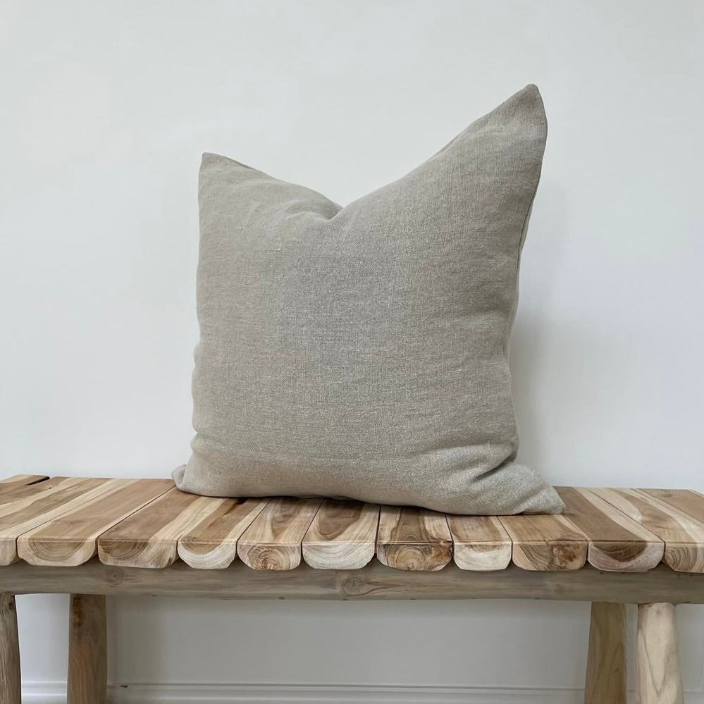 Hudson cushion, flax Main image