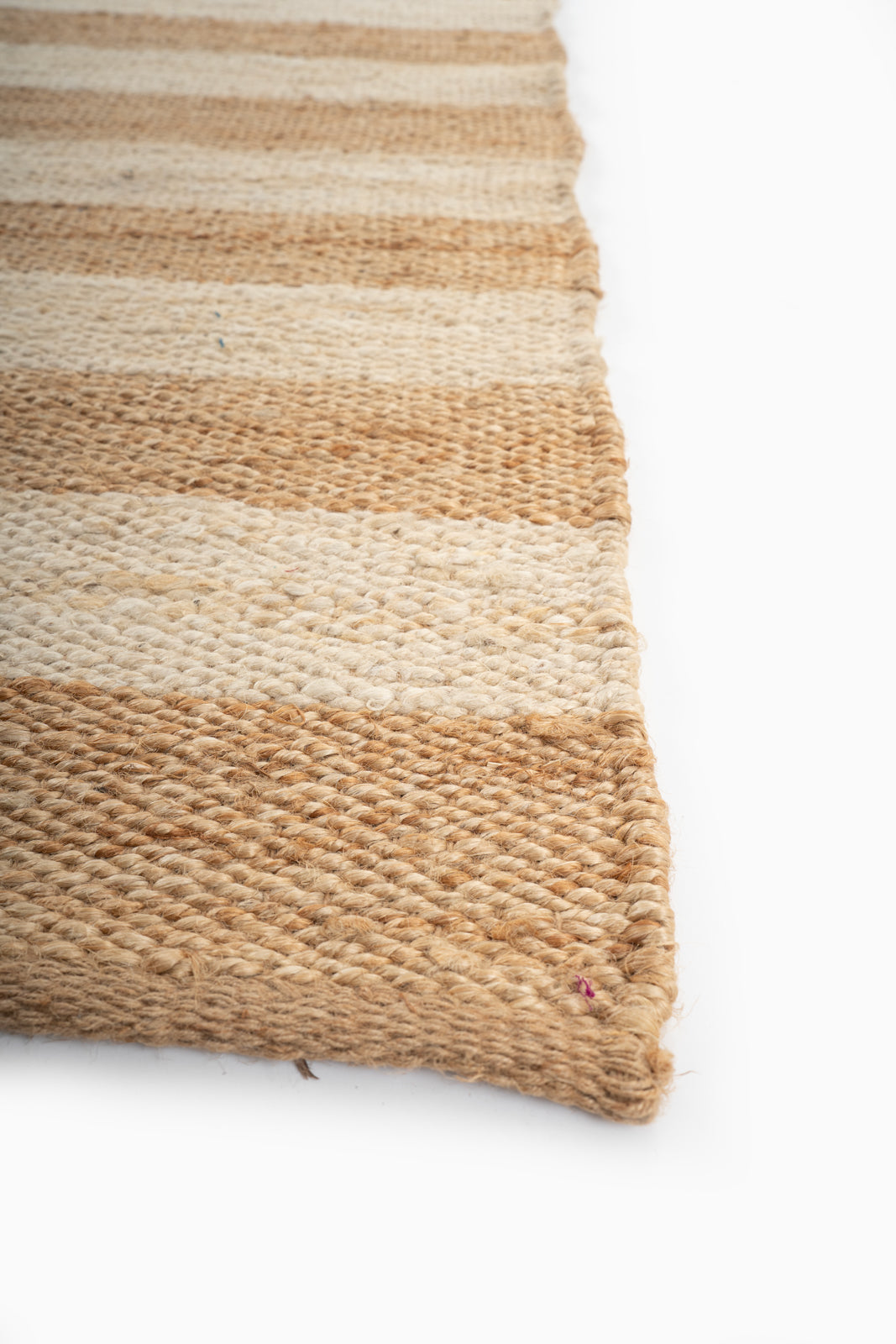 Rasht Striped Hemp Runner Secondary image