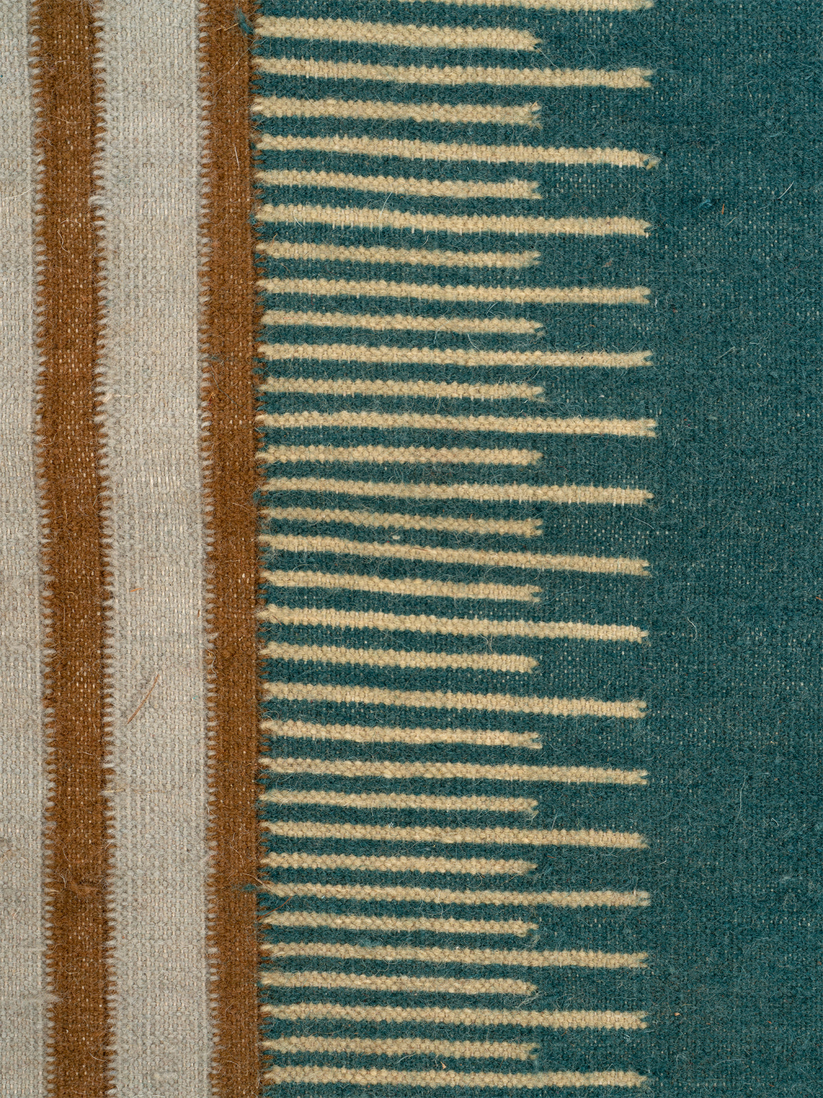 Scandi Colour-Block Runner-Ochre