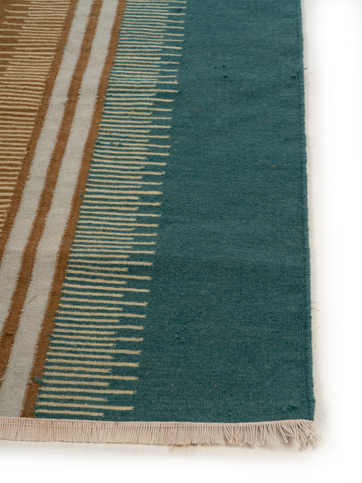Scandi Colour-Block Runner-Ochre