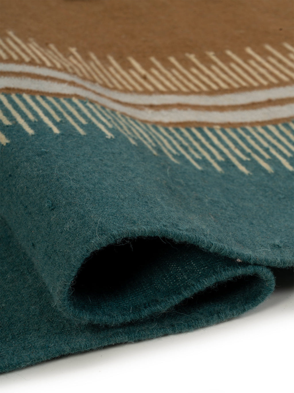 Scandi Colour-Block Runner-Ochre