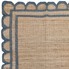 Jute scallop, blue