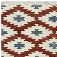 The Ohtli, blue and red