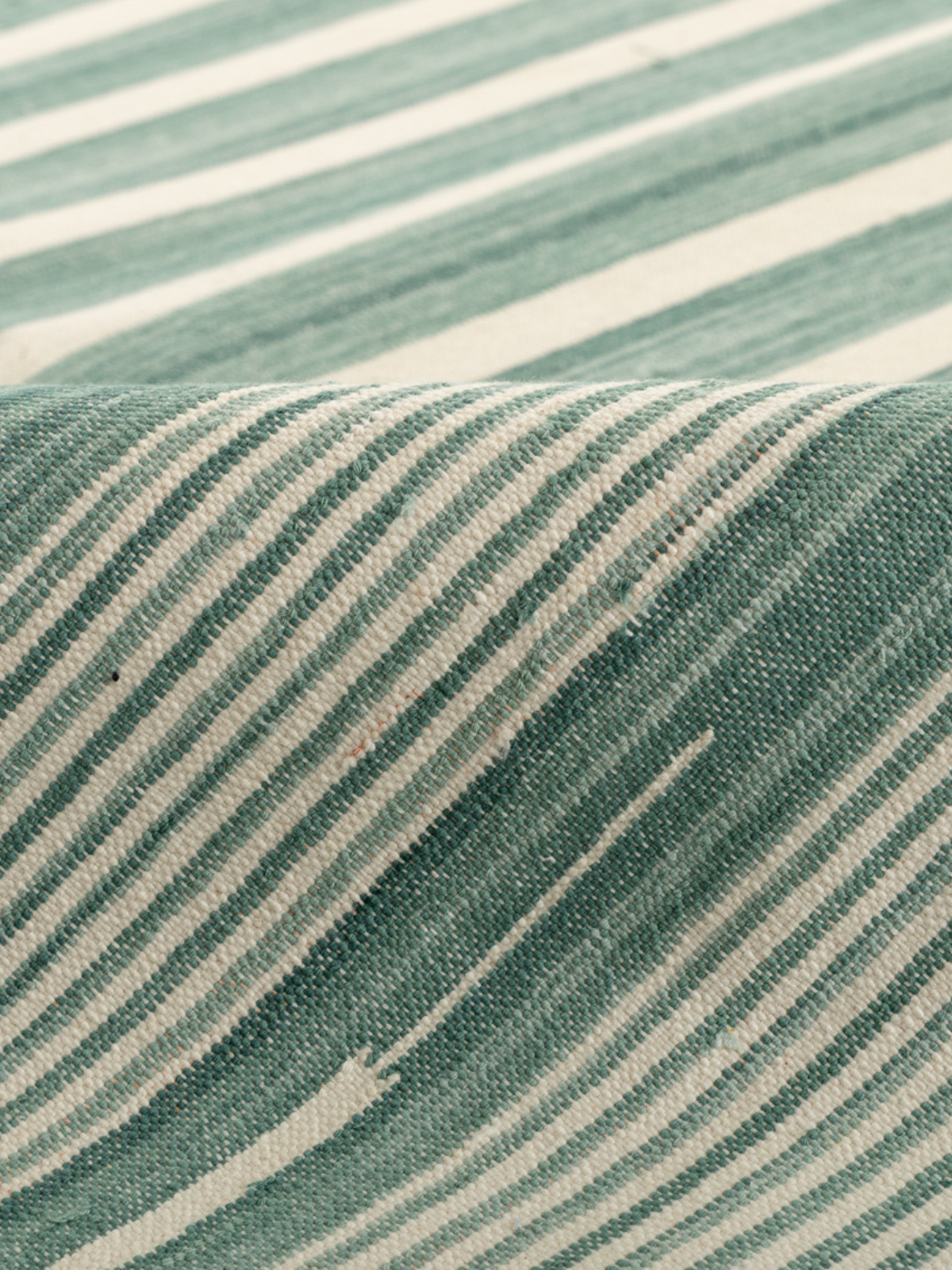 Serenity Stripes Flatweave Rug-Green