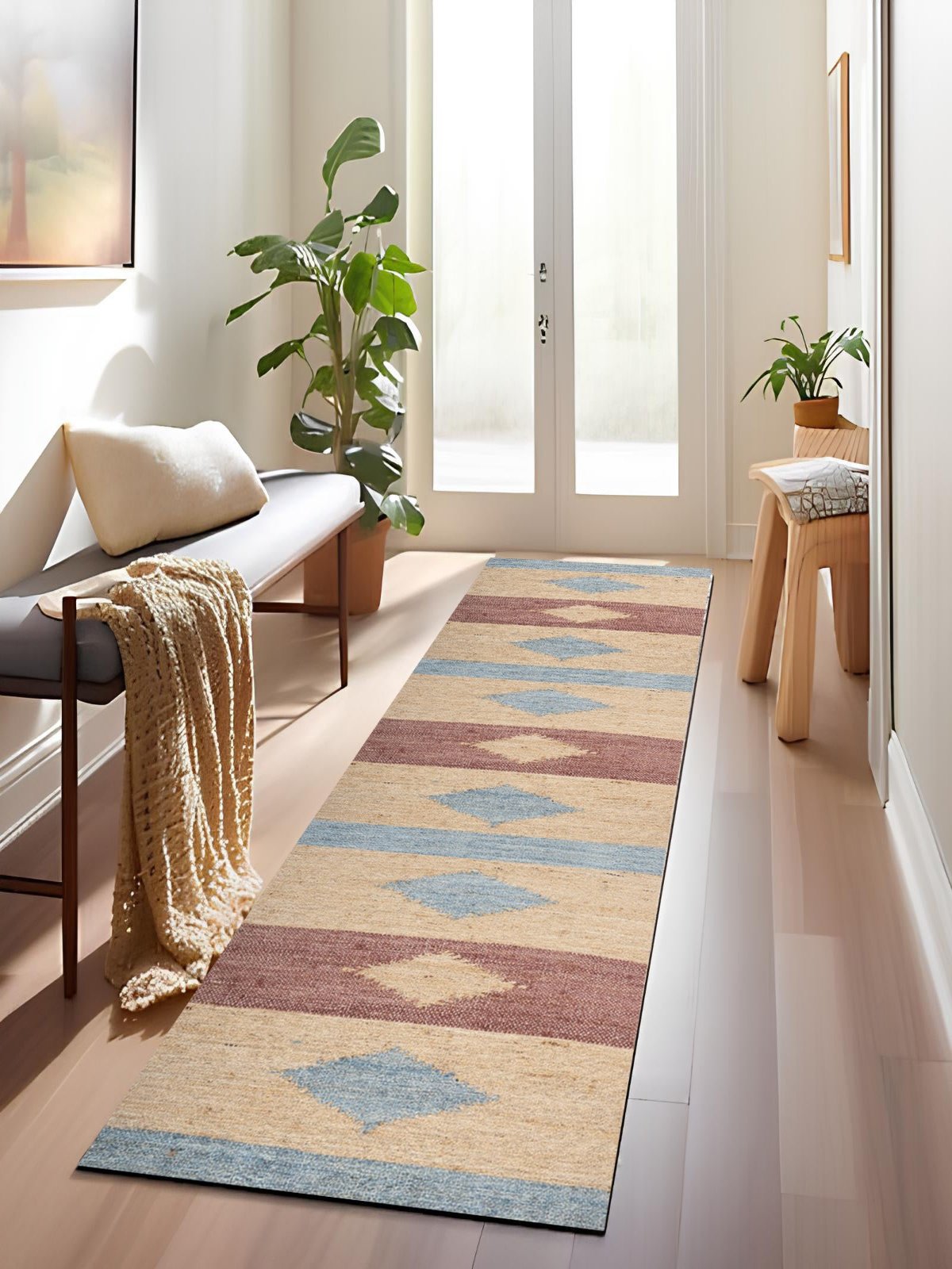 Sundown Mirage Jute Runner Rug Secondary image