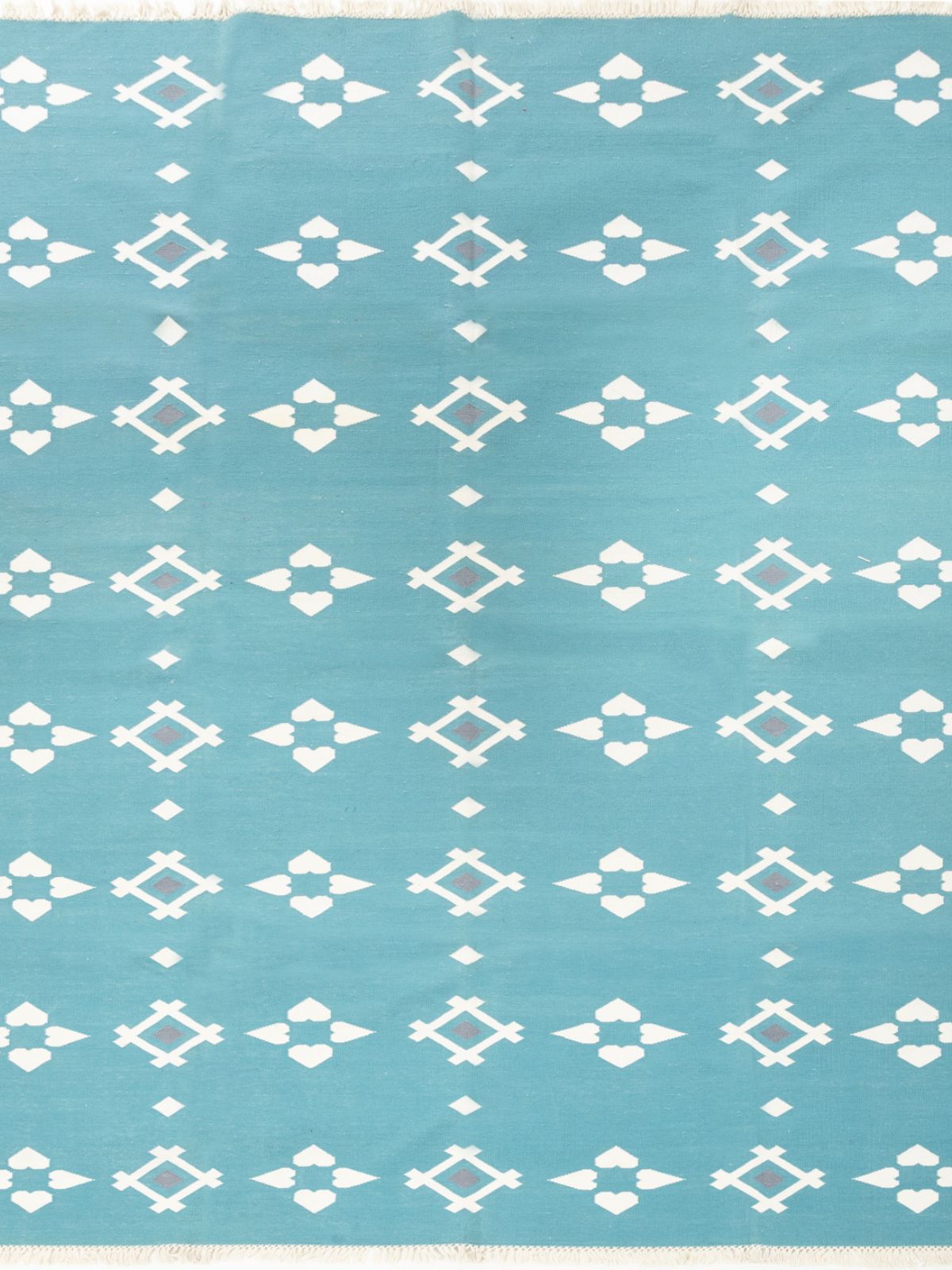 Turquoise Flatweave rug Main image
