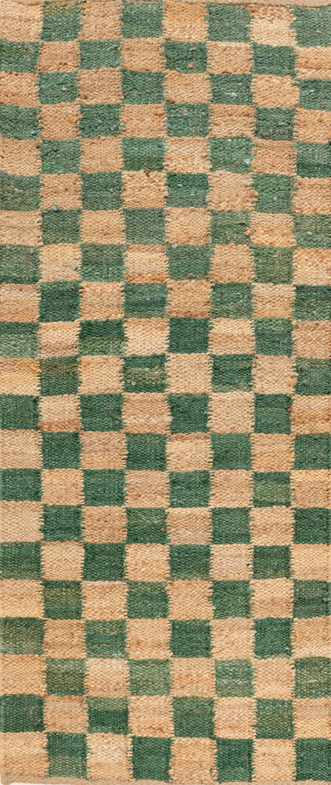 Windsor Checkered Jute Runner Main image