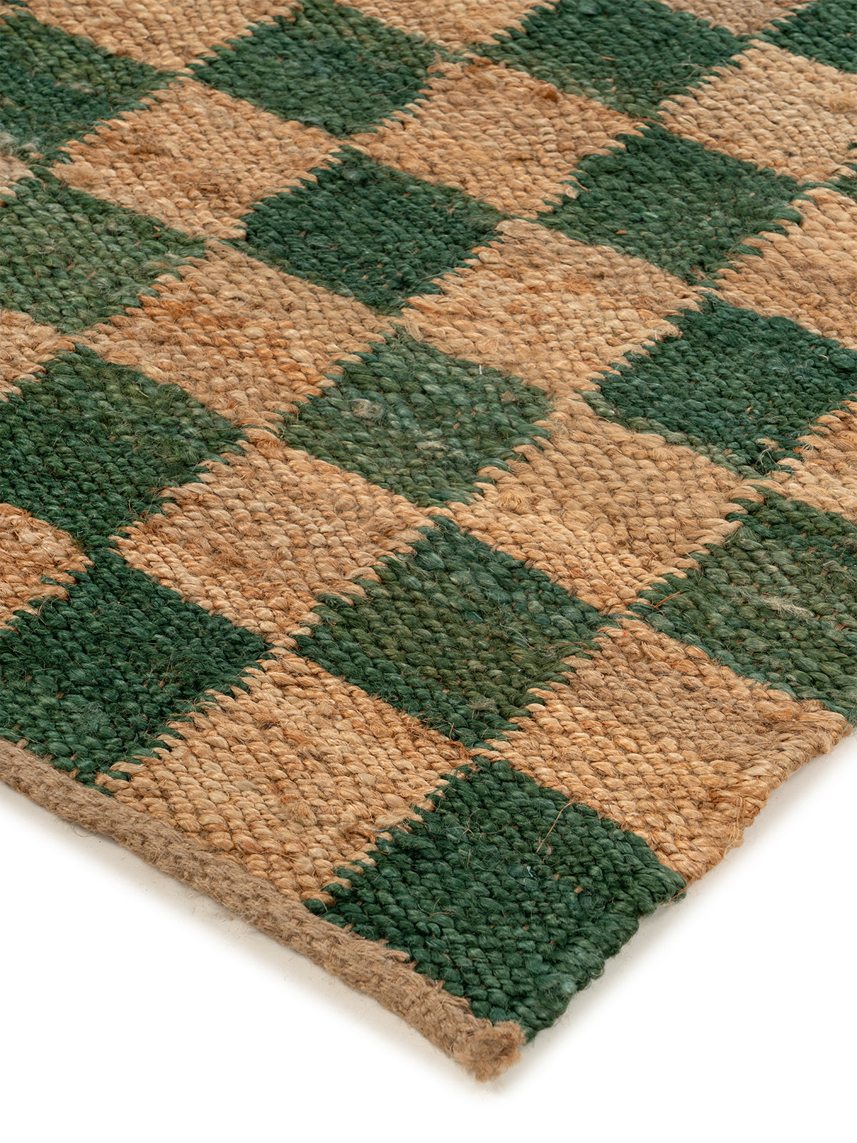 Windsor Checkered Jute Runner Secondary image