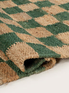 Windsor Checkered Jute Runner