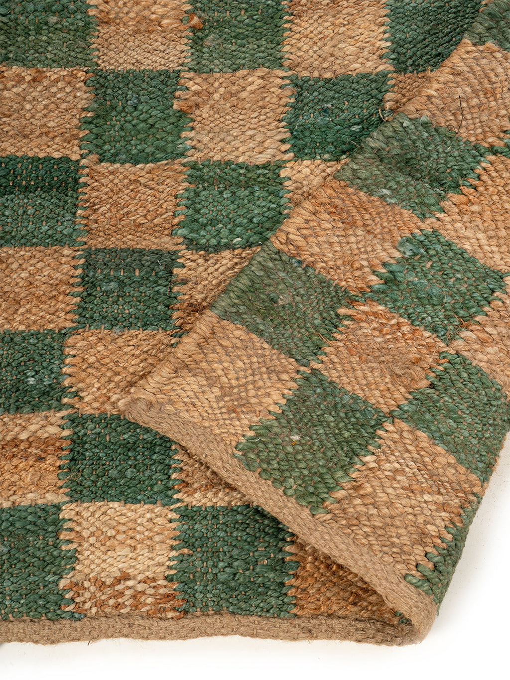 Windsor Checkered Jute Runner