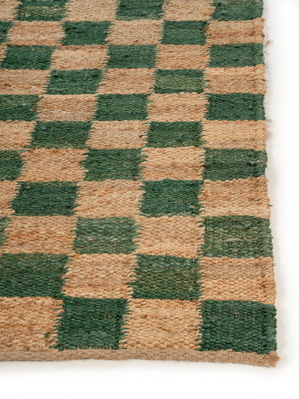 Windsor Checkered Jute Runner