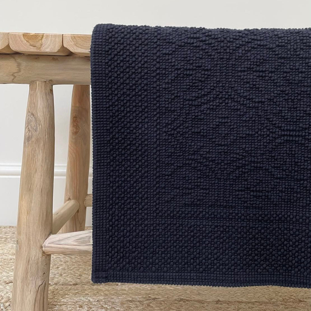 Bath matt kymi, navy 55x110cm