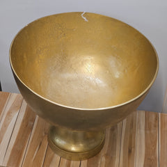 Distressed Gold Wine Cooler